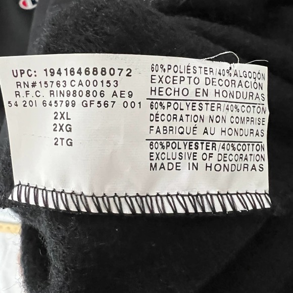 SOLD!  NWT Men's Champion PowerBlend Classic Crewneck Sweatshirt XXL - Picture 6 of 10